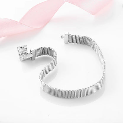 925 Sterling Silver Clip Beads Bracelet for Women – Compatible with Reflections Charms